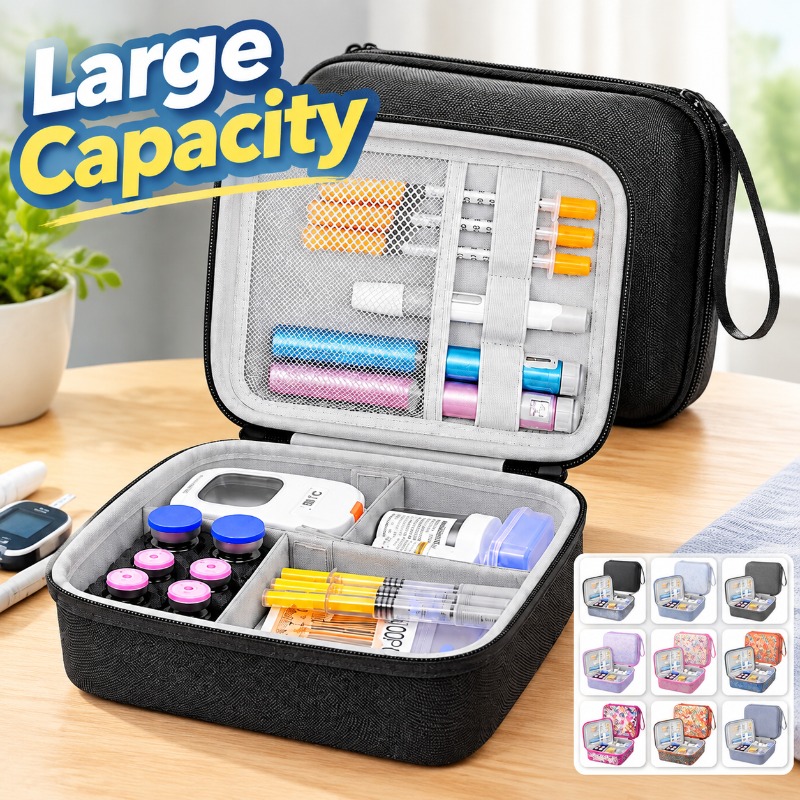 Medical Supplies - Spacious Insulin Storage Pouch Glucose Meter