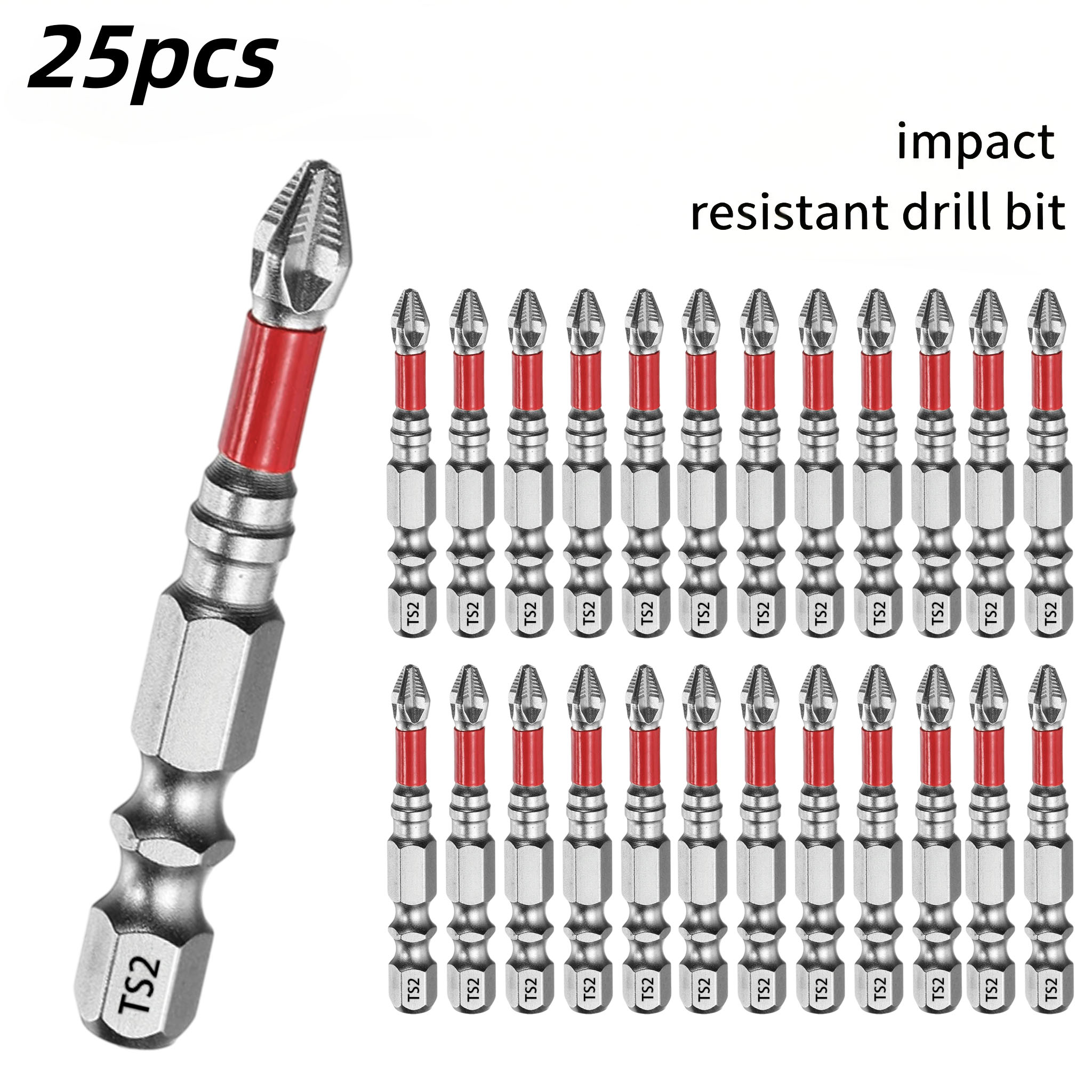Industrial Tools - 25Pcs 50mm Professional Long Shank Screwdriver