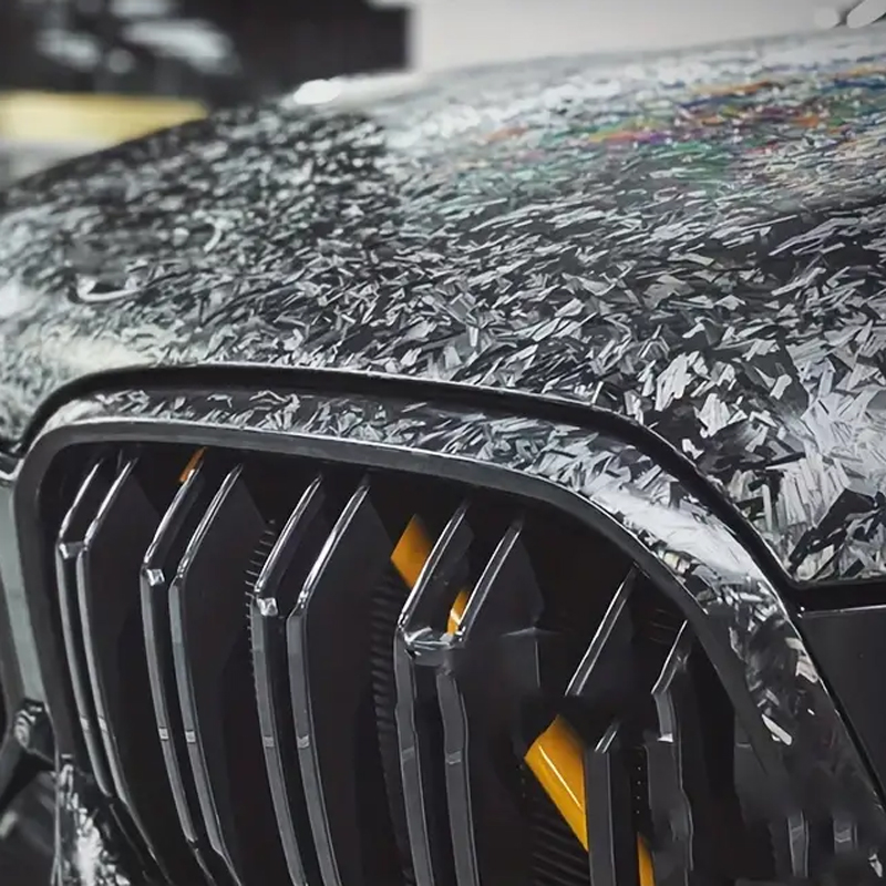 Black Forged Carbon Fiber Viny - Air Bubble Wrap Roll Packaging recension och pris
