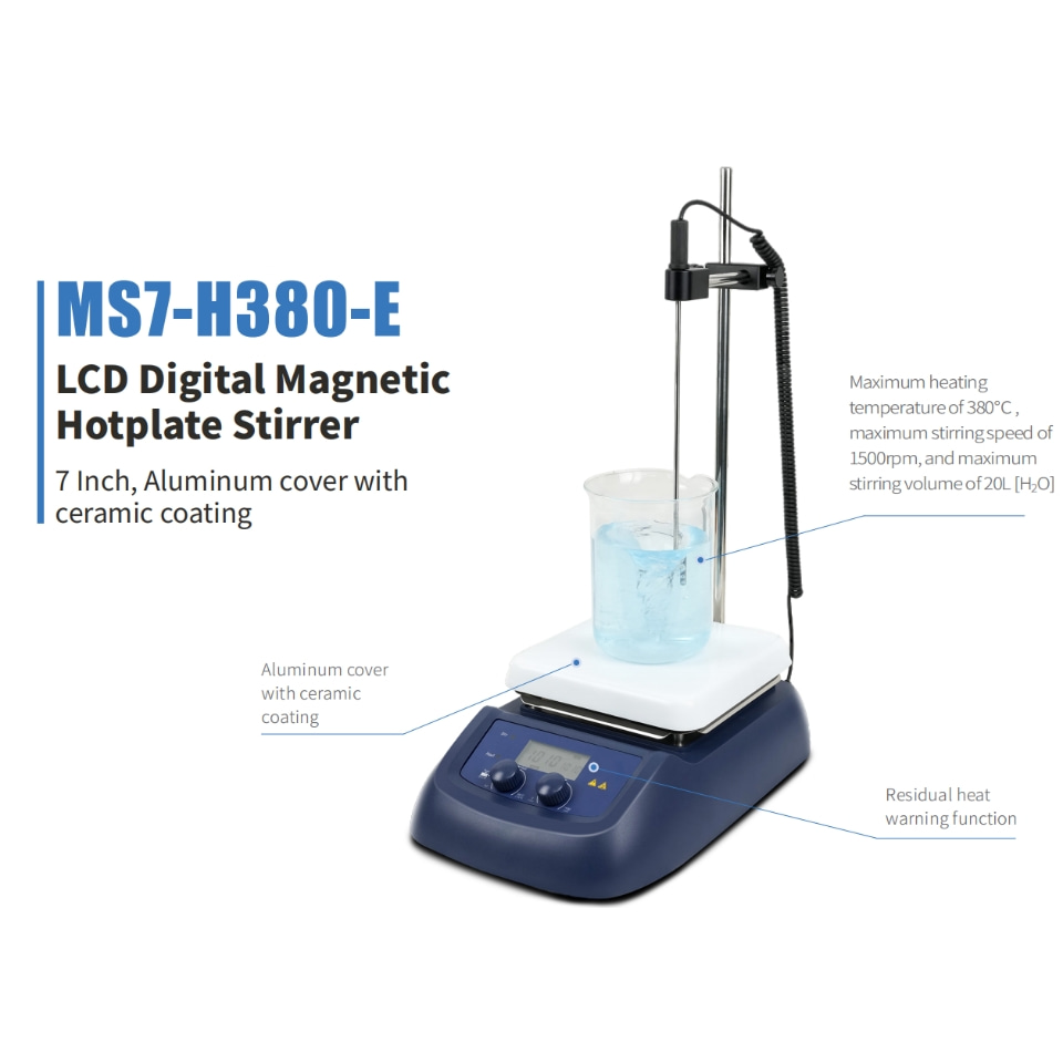 MS7-H380-E Lab Hotplate Magnet - Lab Magnetic Stirrer Hot Plate recension och pris