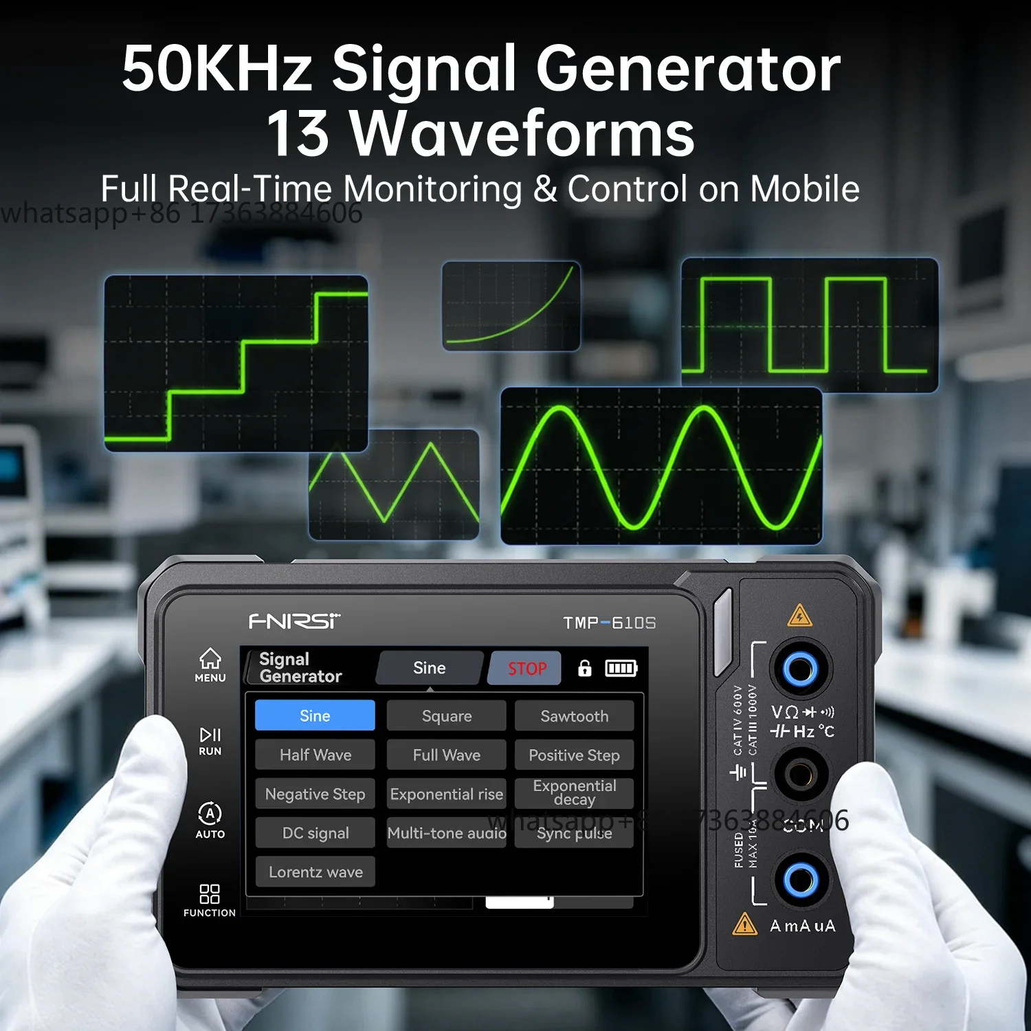 FNIRSI TMP-610S Digital Multim - Fnirsi Digital Oscilloscope Handheld recension och pris
