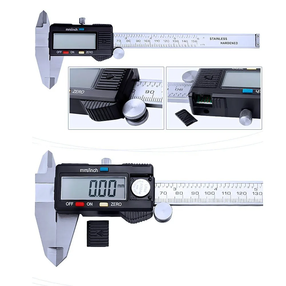 High Precision Digital Vernier - Digital Caliper 150Mm Stainless Steel recension och pris