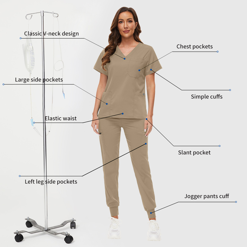 Hospital Doctor Scrubs Set Who - Medical Supplies recension och pris