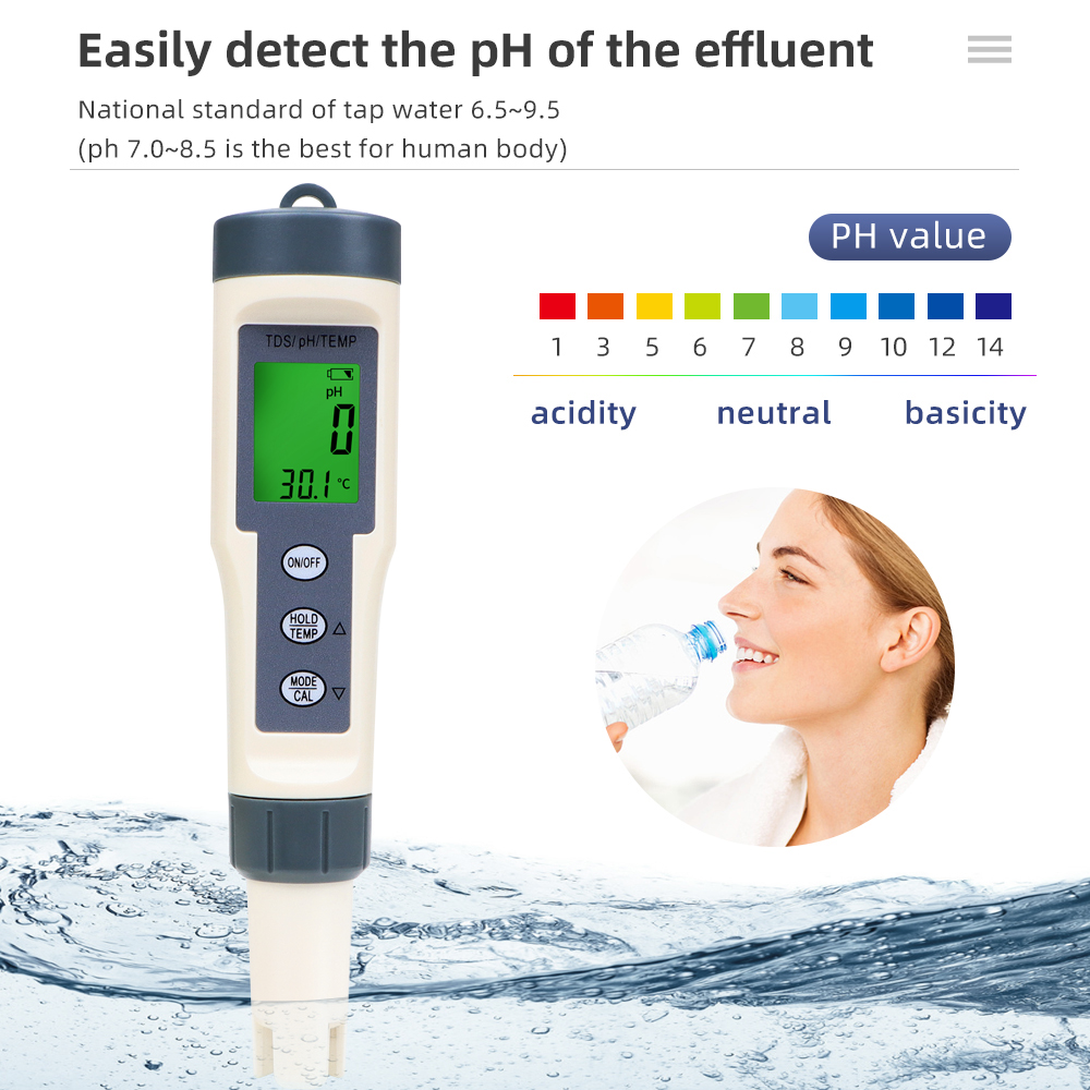 Digital TDS PH Meter Temperatu - Ph Meter Digital Water Tester recension och pris