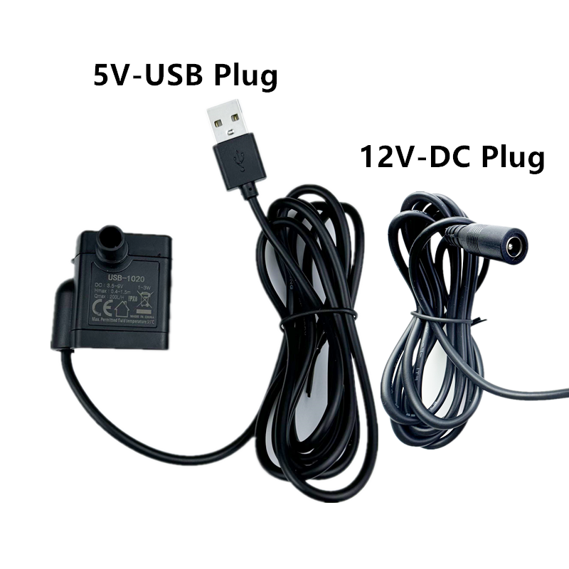 1PCS Water Pump 5V USB Plug 3W - Mini Peristaltic Pump 12V recension och pris